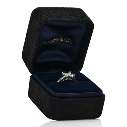 Tiffany Platinum Diamond .44ctw Victoria Ring 54 7 7 of 7