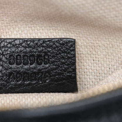 Gucci Pebbled Calfskin Mini Soho Chain Bag Black 7 of 7