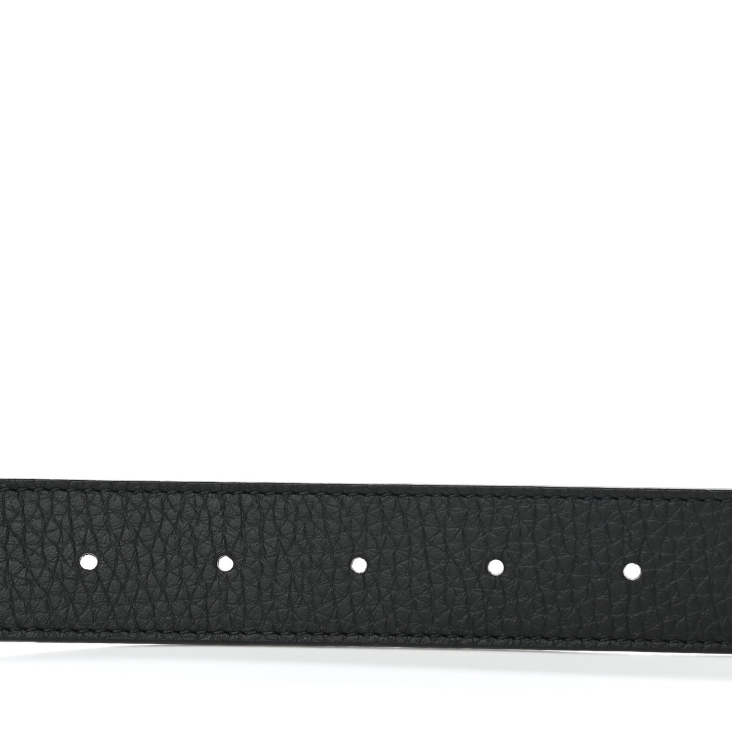 Calfskin 30mm LV Initiales Belt 80 32 Black