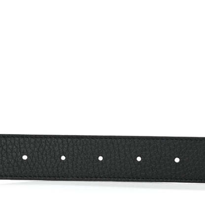 Louis Vuitton Calfskin 30mm LV Initiales Belt 80 32 Black 5 of 6
