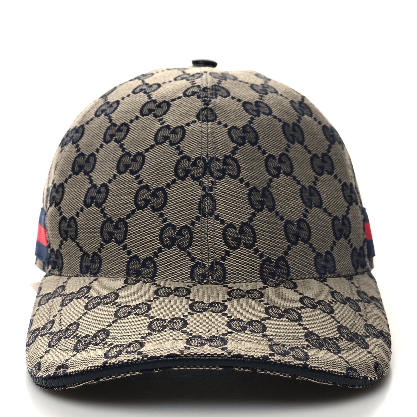Monogram Web Baseball Hat XS Beige Blue