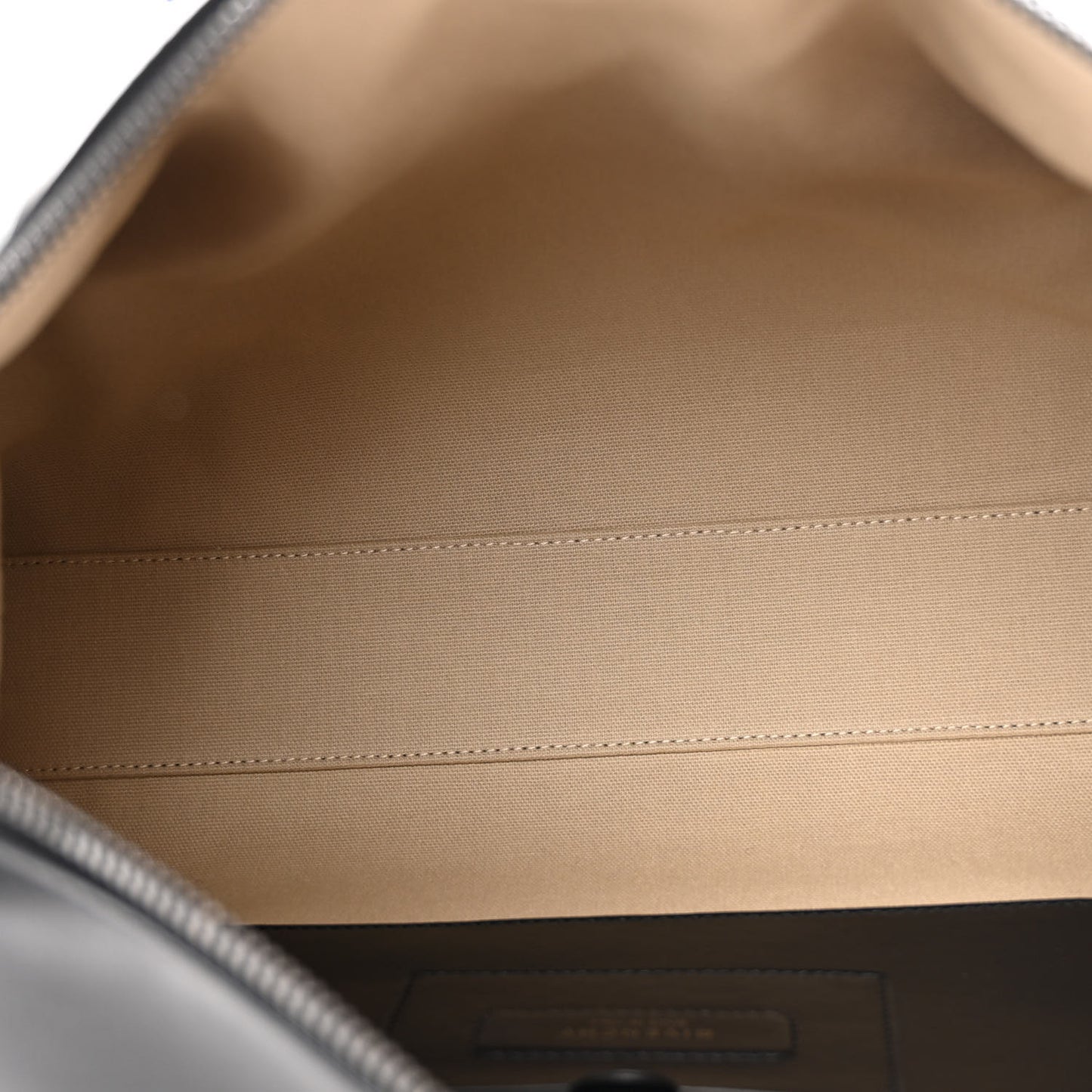 Calfskin Antigona Large Soft Clutch Black White