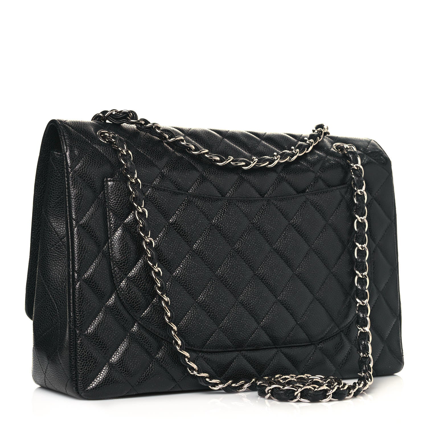 Chanel Caviar Quilted Maxi Single Flap Black 3 of 19