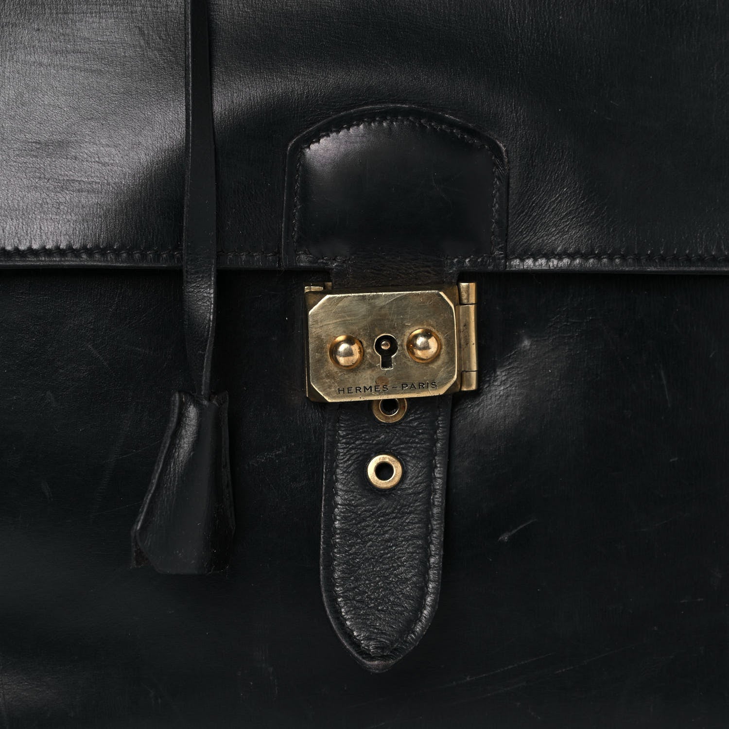 Hermes Box Sac a Depeche 38 Briefcase Black 19 of 20