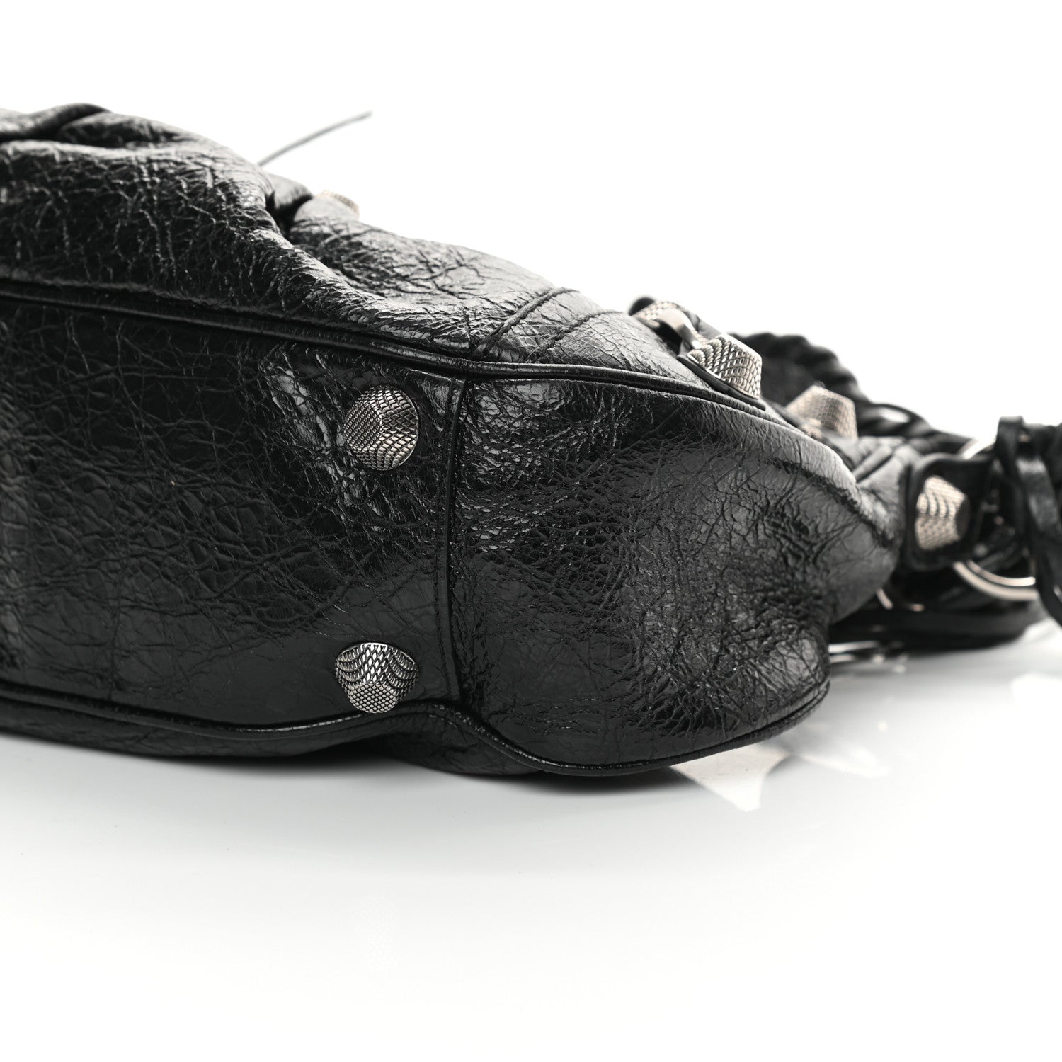 Balenciaga Agneau Arena Small Le Cagole Shoulder Bag Black 10 of 11