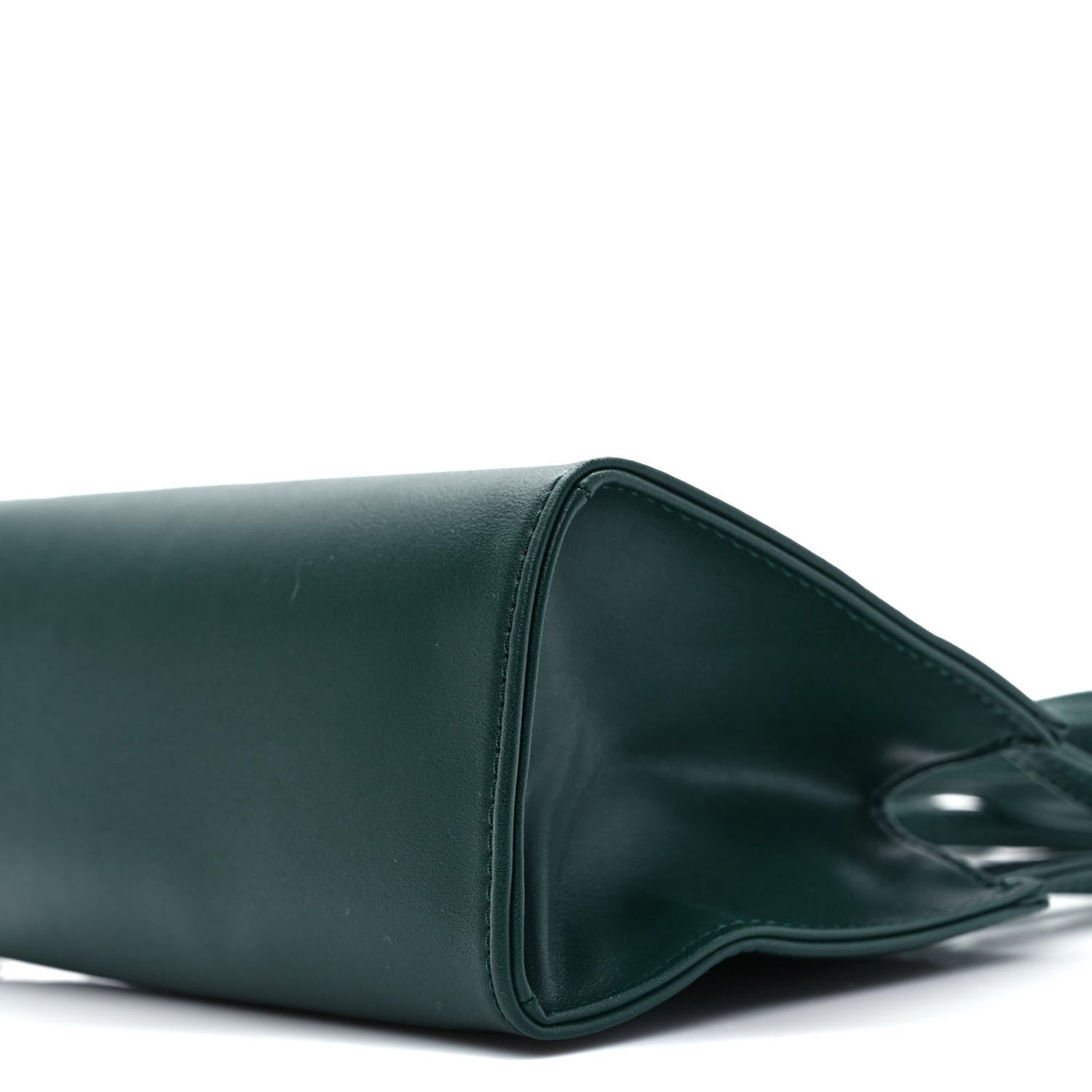 Telfar Vegan Leather Small Shopping Bag Dark Olive 9 of 9