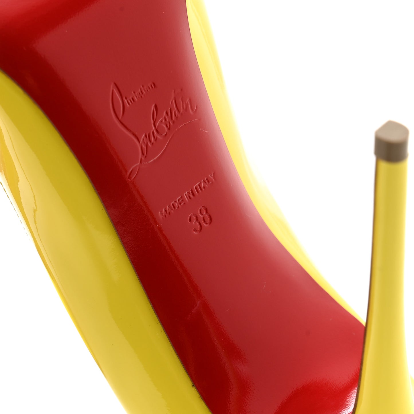 Patent Hot Chick 100 Pumps 38 Citrus