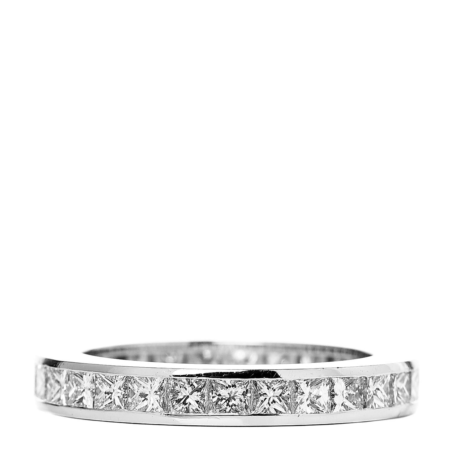 Platinum Diamond 1.80ct Eternity Ring 48 4.5