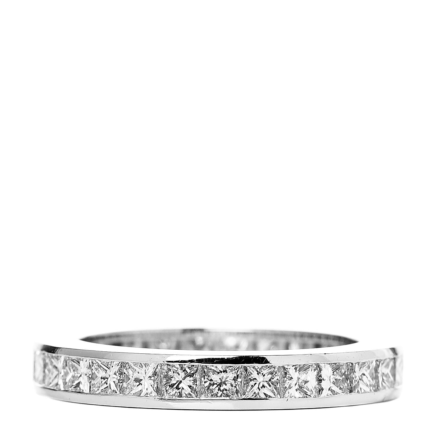 Cartier Platinum Diamond 1.80ct Eternity Ring 48 4.5 1 of 5