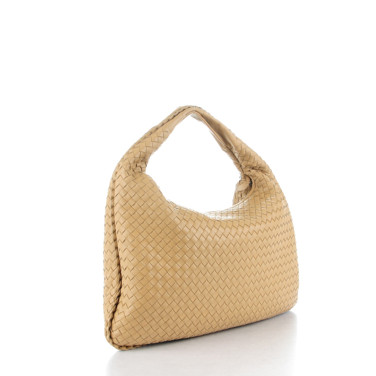 Bottega Veneta Nappa Intrecciato Large Veneta Hobo Camel 3 of 9