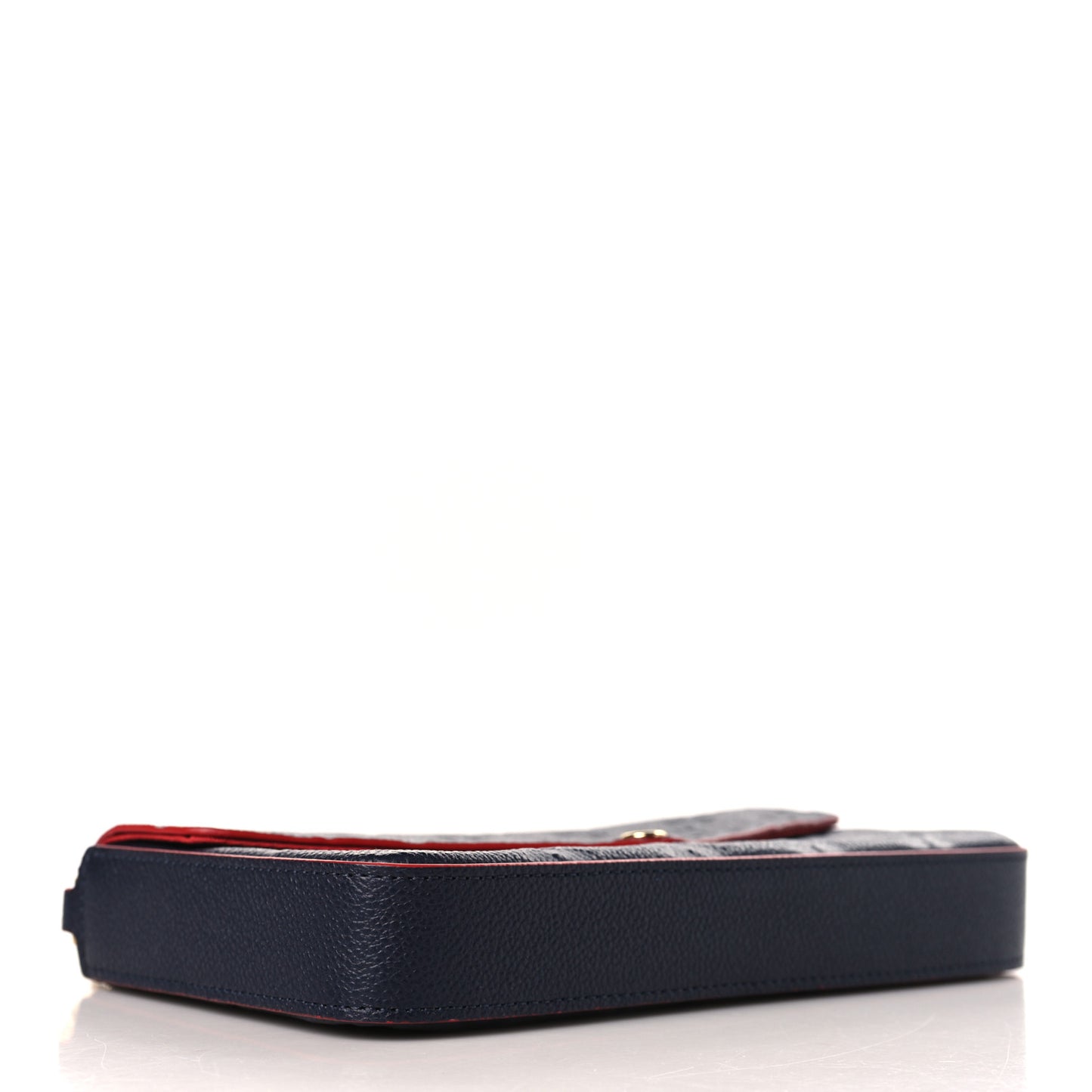 Empreinte Pochette Felicie Chain Wallet Marine Rouge