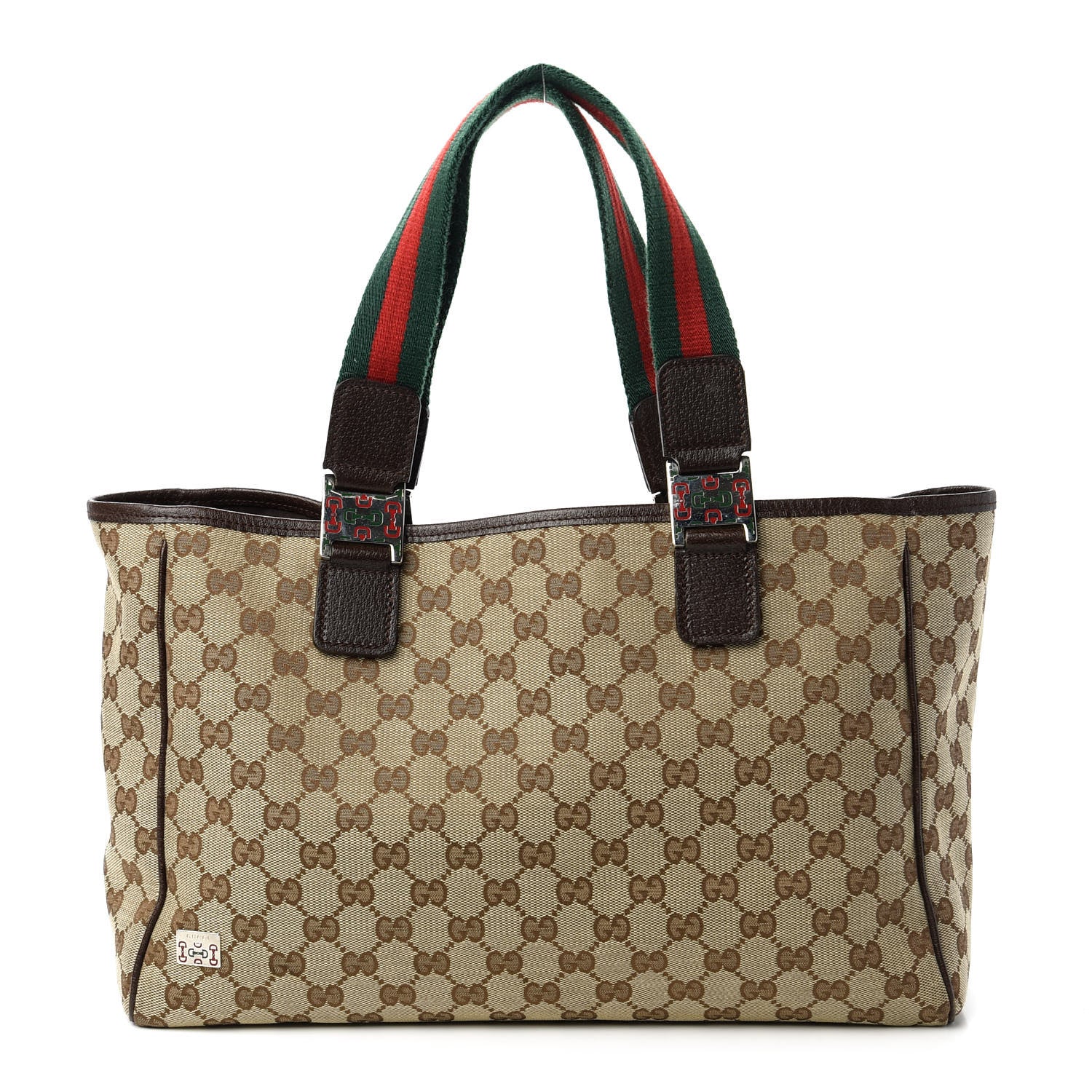 Gucci GG Monogram Pop Tote Brown 1 of 10