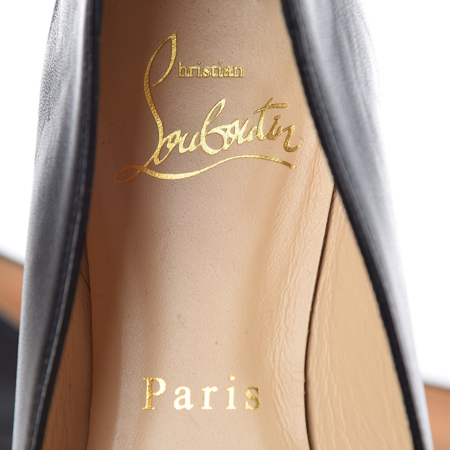 Shiny Nappa Ballalla Flats 35.5 Black
