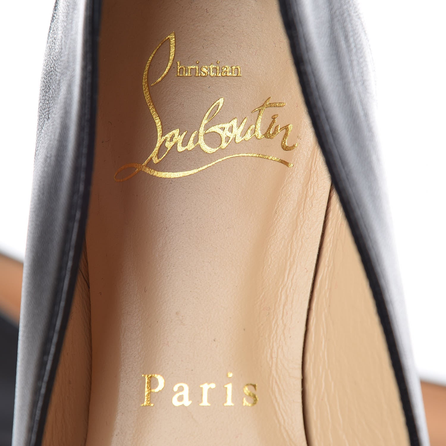 Christian Louboutin Shiny Nappa Ballalla Flats 35.5 Black 10 of 16