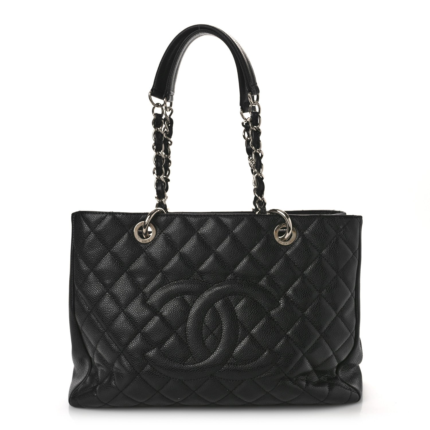 Chanel Caviar Quilted Grand Shopping Tote GST Black 1 of 11