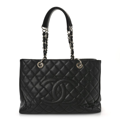 Chanel Caviar Quilted Grand Shopping Tote GST Black 1 of 11