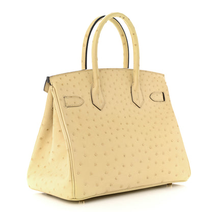 Hermes Ostrich Birkin 30 Parchemin 2 of 11