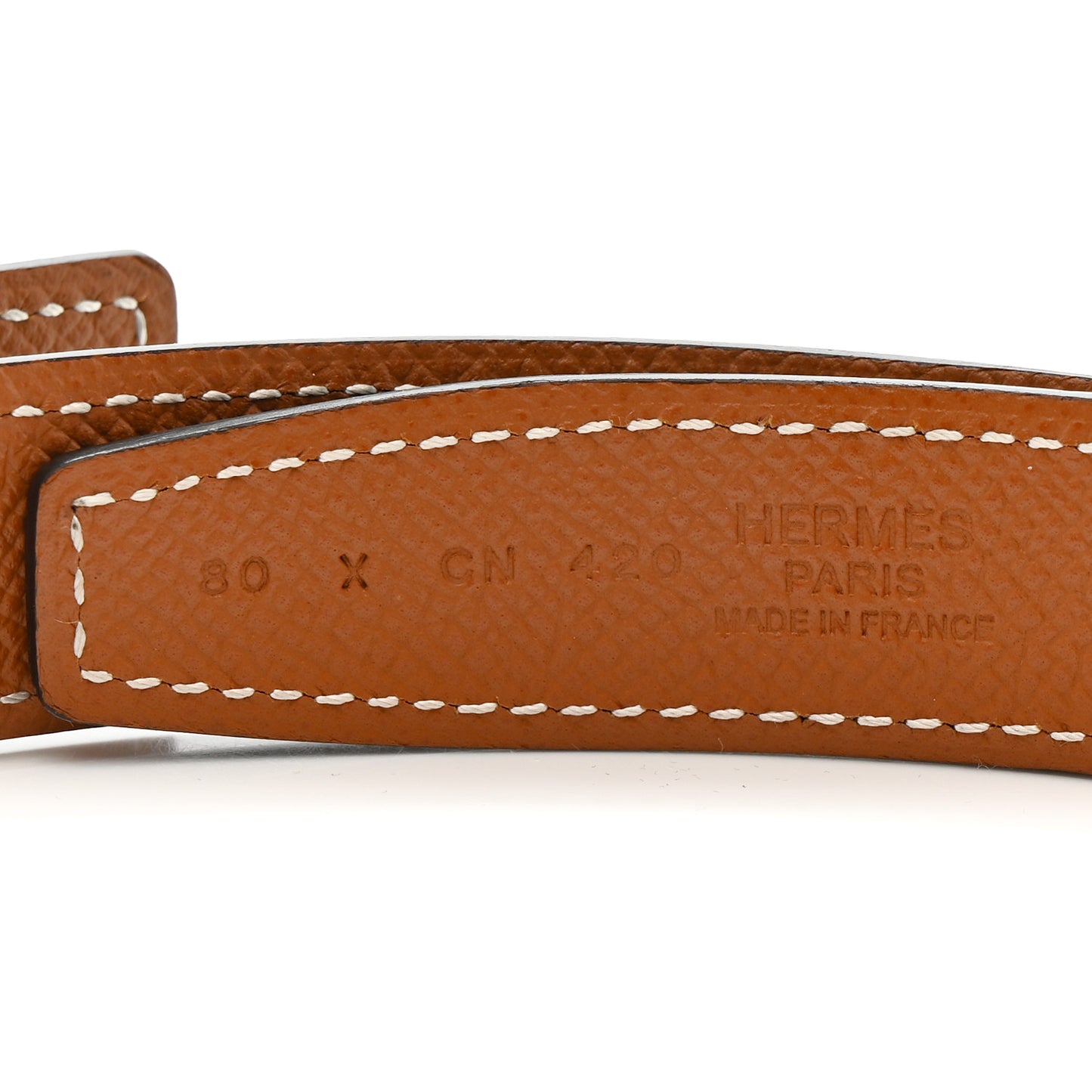 Swift Epsom 24mm Mini Constance H Belt 80 32 Black Gold 80/32 Black Gold