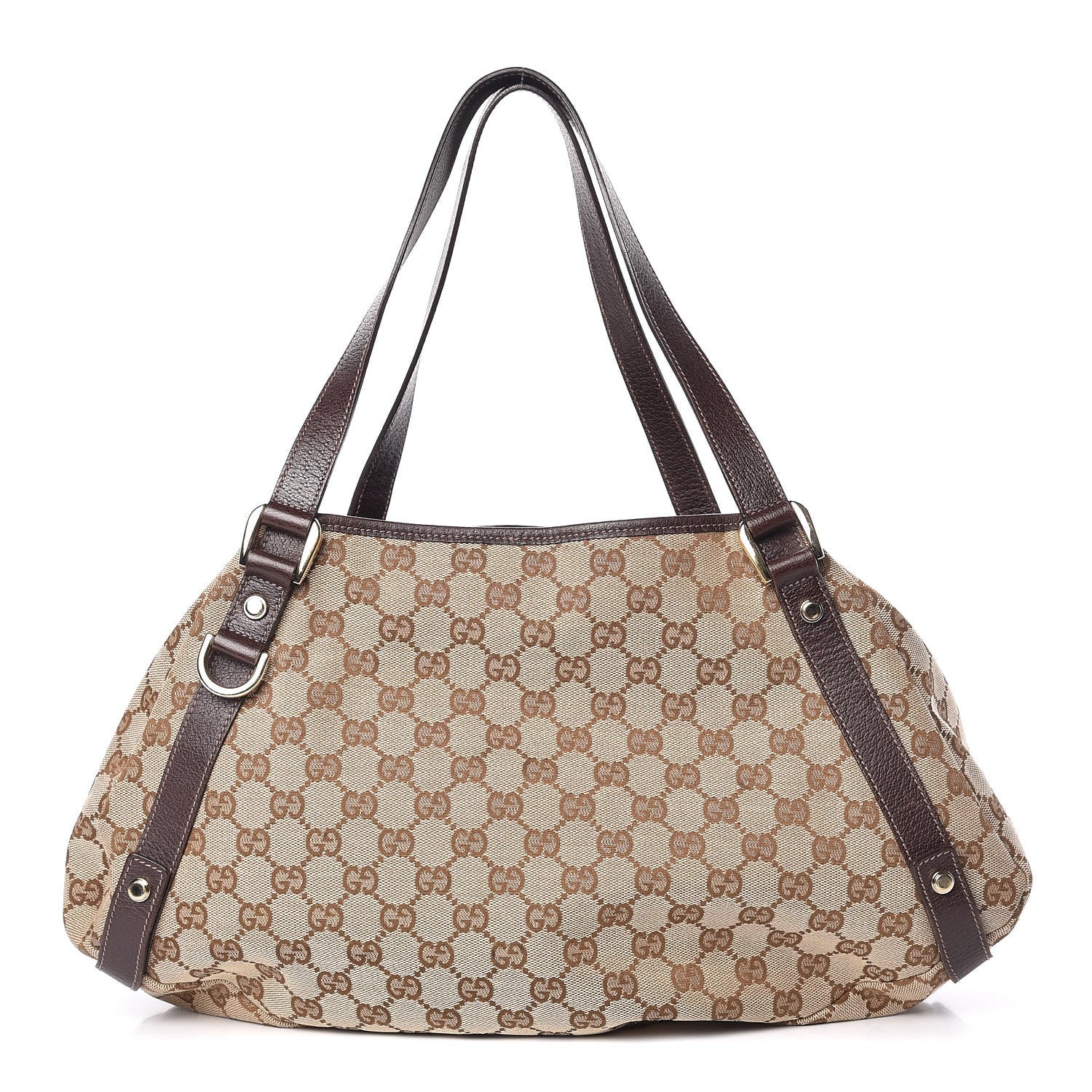 Gucci Monogram Medium Abbey Shoulder Bag Dark Brown 1 of 7