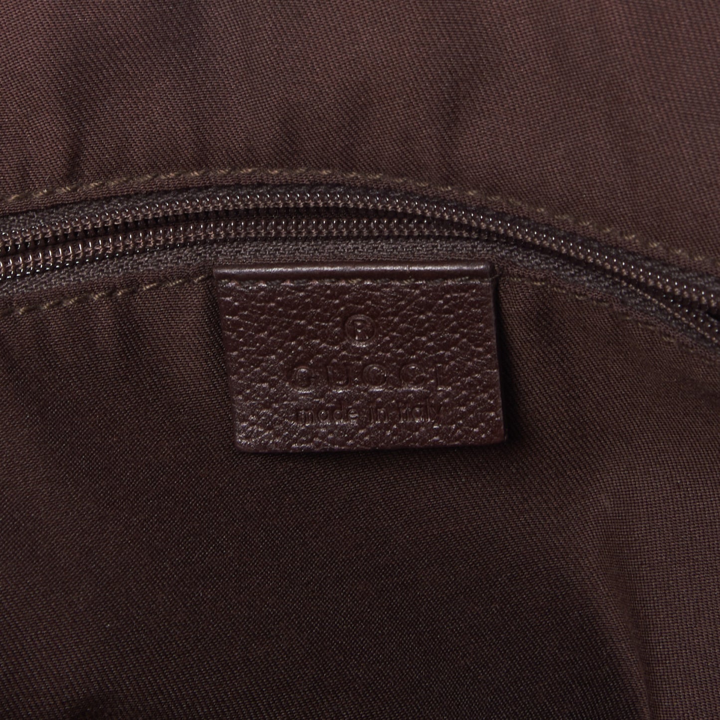 Monogram Medium Abbey Shoulder Bag Dark Brown