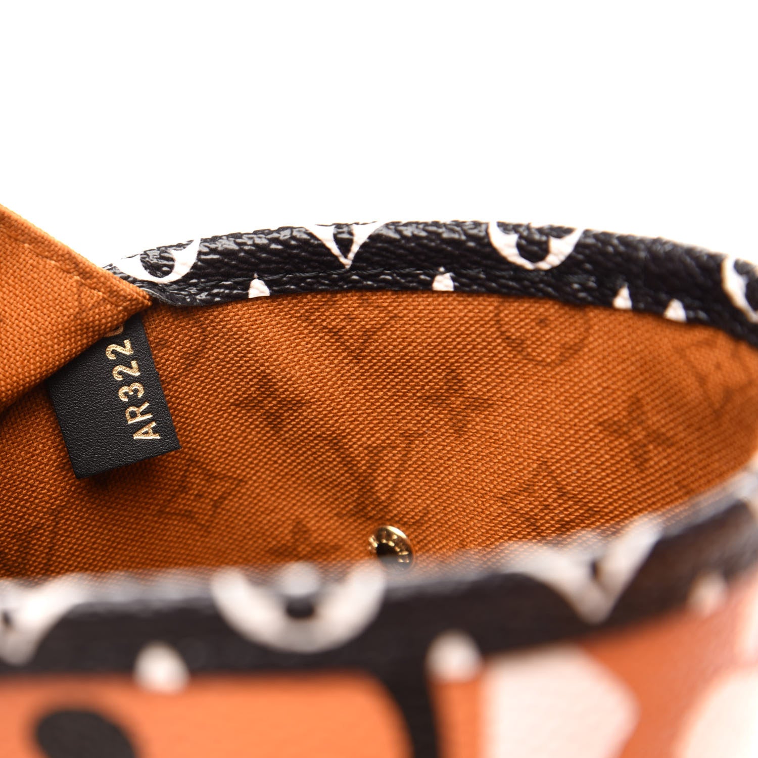 Louis Vuitton Monogram Giant Crafty Neverfull MM Creme Caramel 10 of 13