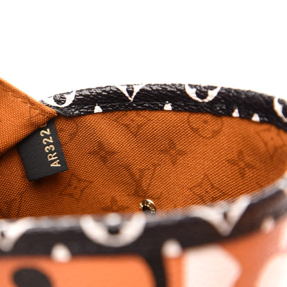 Louis Vuitton Monogram Giant Crafty Neverfull MM Creme Caramel 10 of 13