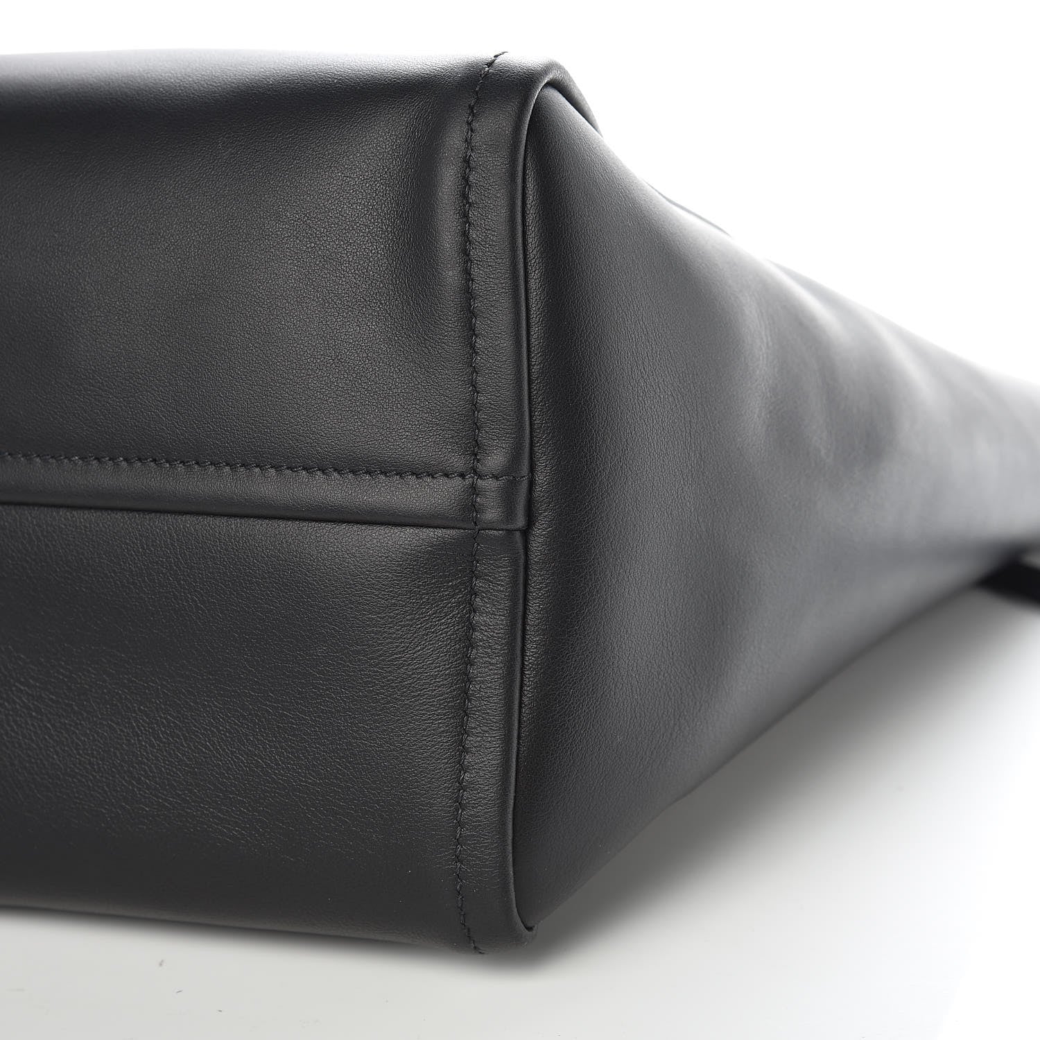 Prada Calfskin Large Concept Shopper Tote Black Astrale 11 of 11