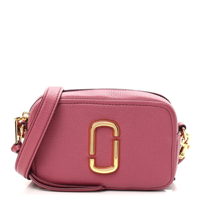 Marc Jacobs Supple Natural Grain Calfskin Softshot 17 Bag Dusty Ruby 1 of 8