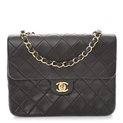 Chanel Lambskin Quilted Small Single Flap Brown 1 of 11