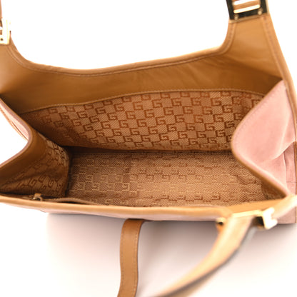 Gucci Suede Bardot Shoulder Bag Pink 4 of 15