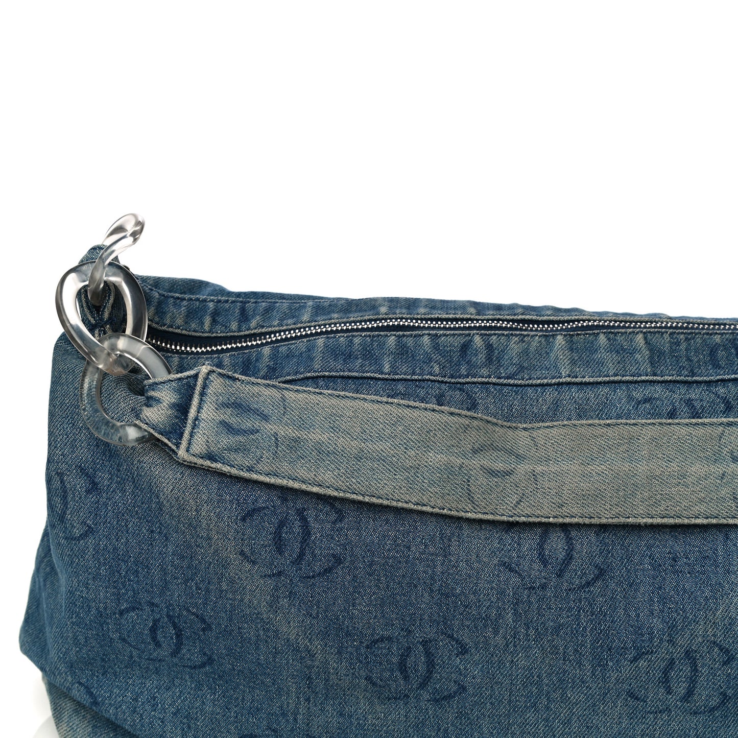 Denim CC Hobo Dark Blue