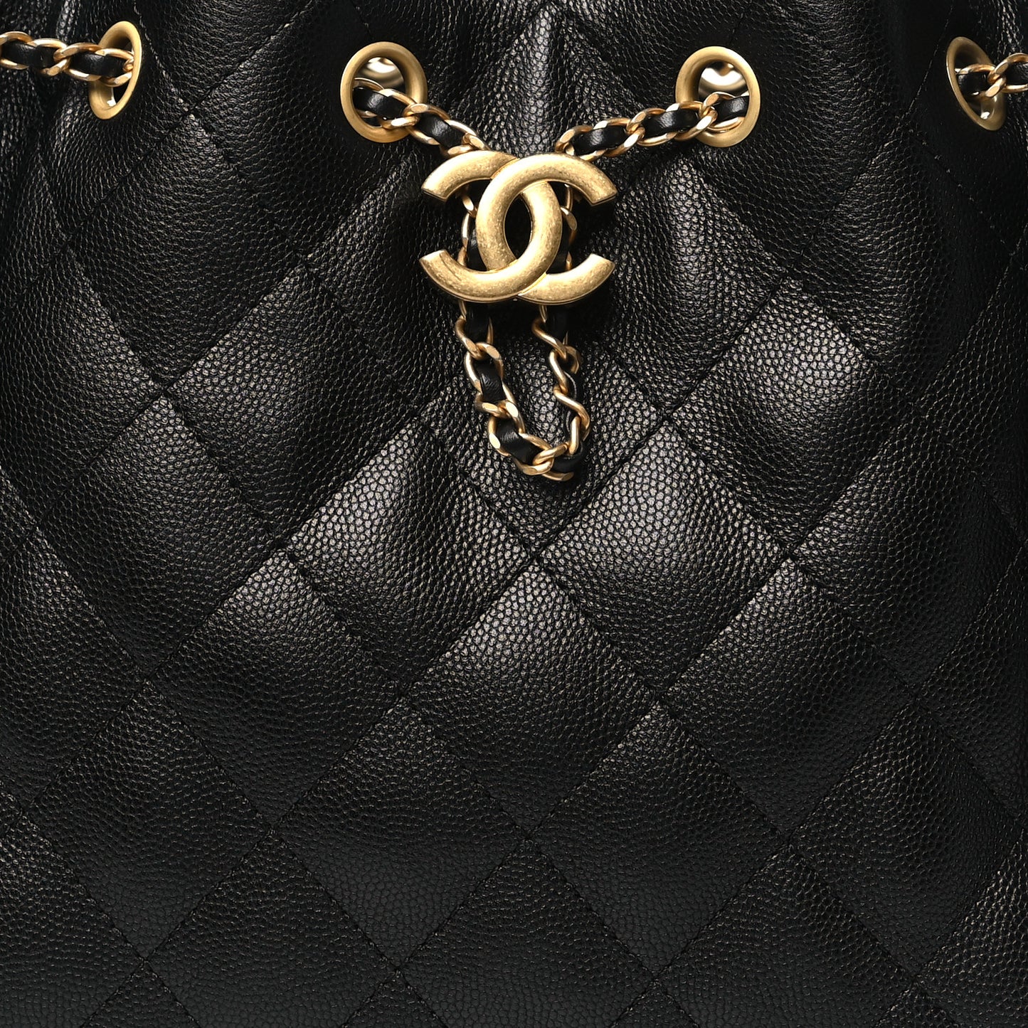Caviar Quilted Small Chanel 25 Handbag Black