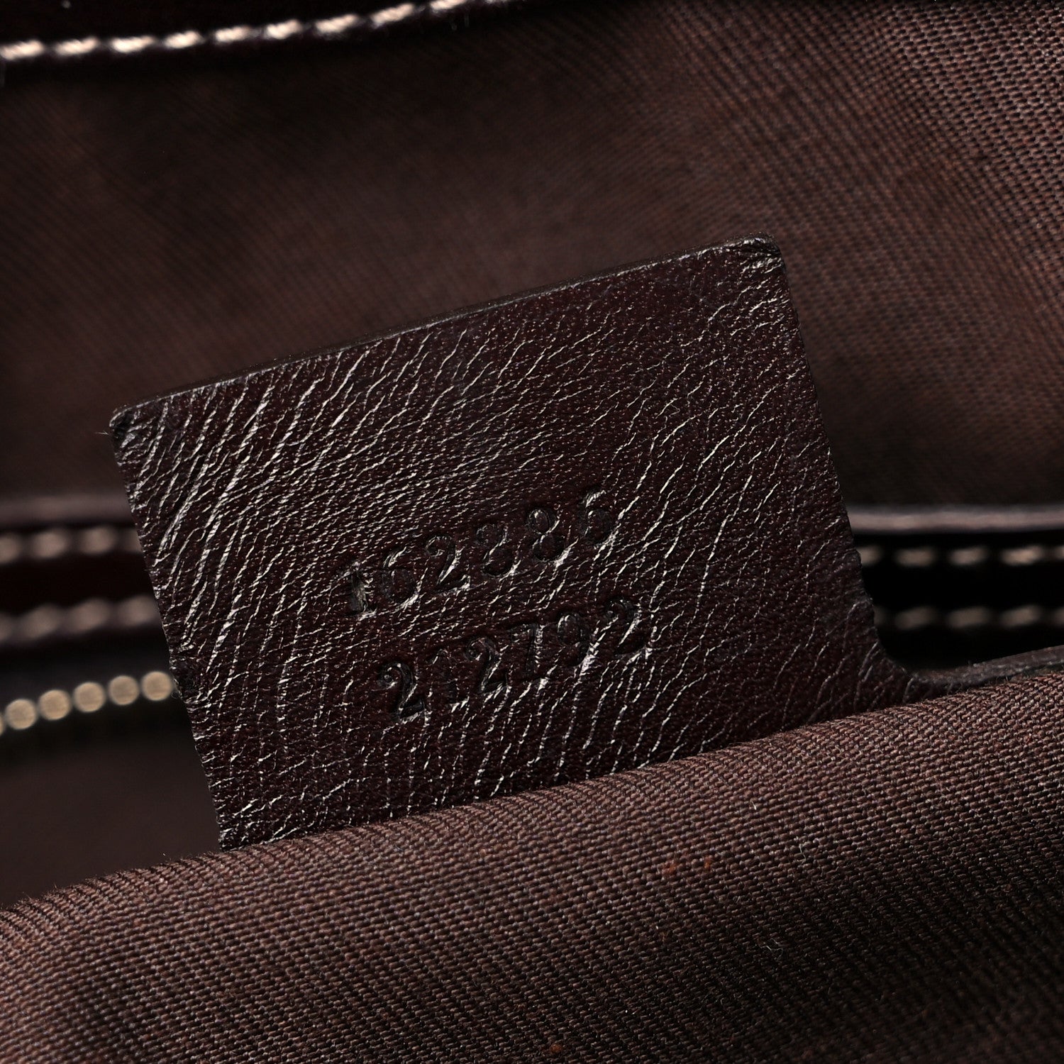 Gucci Calfskin Medium Britt Tote Dark Brown 7 of 10