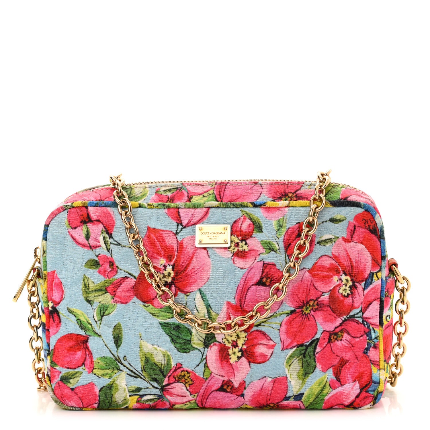 Dolce & Gabbana Brocade Floral Glam Crossbody Camera Bag Multicolor 1 of 8