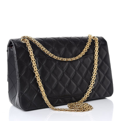 Chanel Aged Calfskin Quilted 2.55 Reissue 226 Flap Black 3 of 9