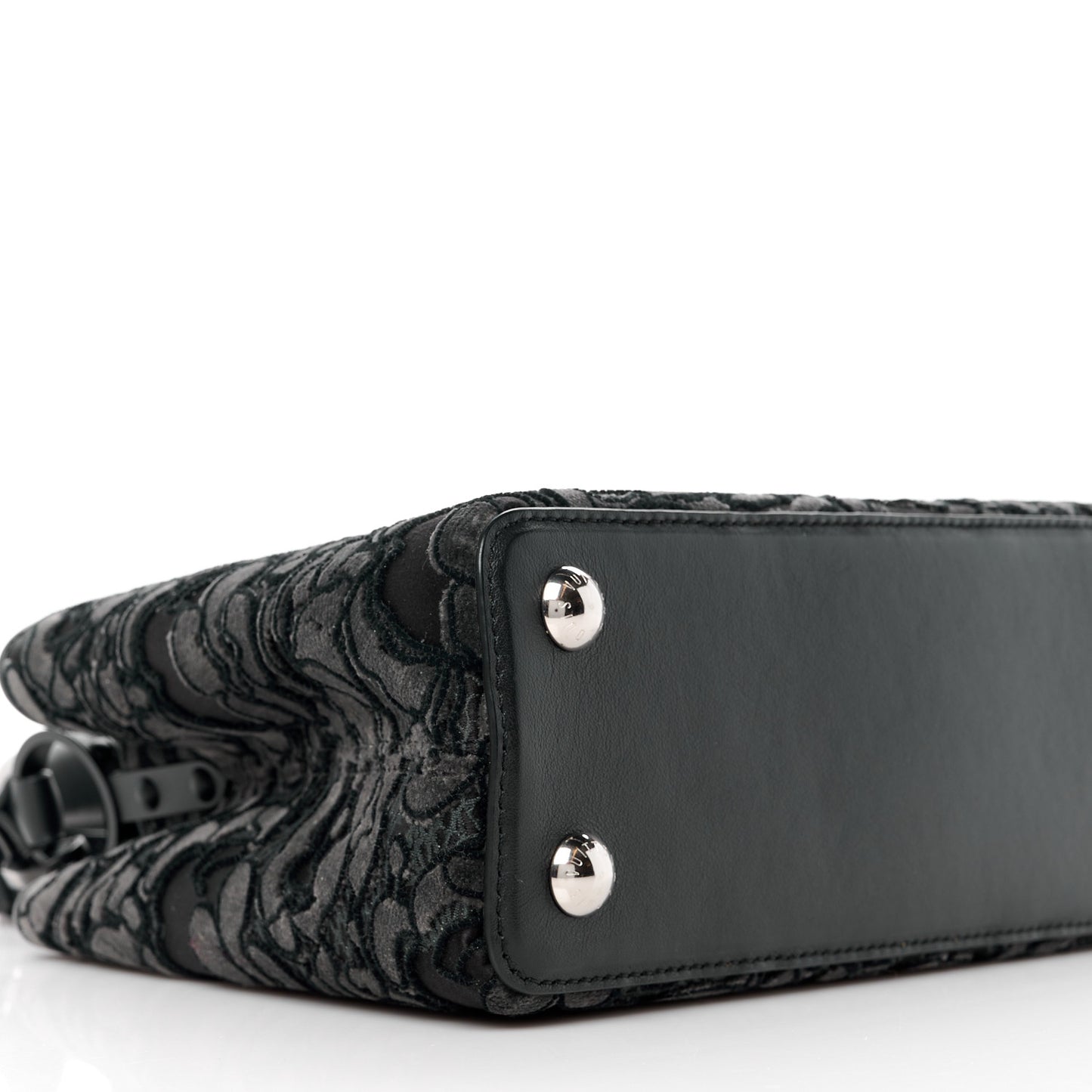 Velvet Dentelle Embroidery Capucines BB Black