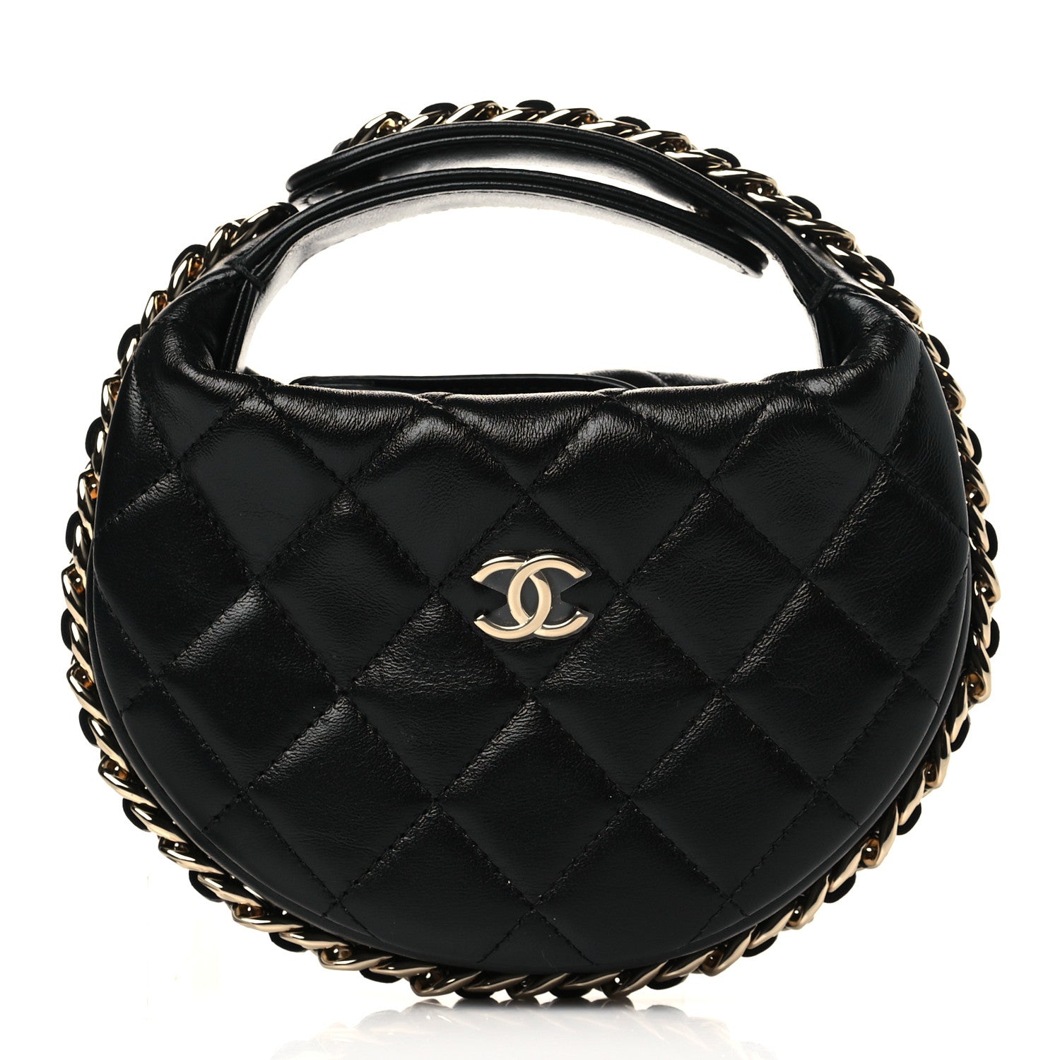 Chanel Quilted Chain Around Pouch Black 1 of 10