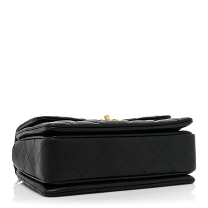 Chanel Caviar Quilted Coco First Flap Black 4 of 11