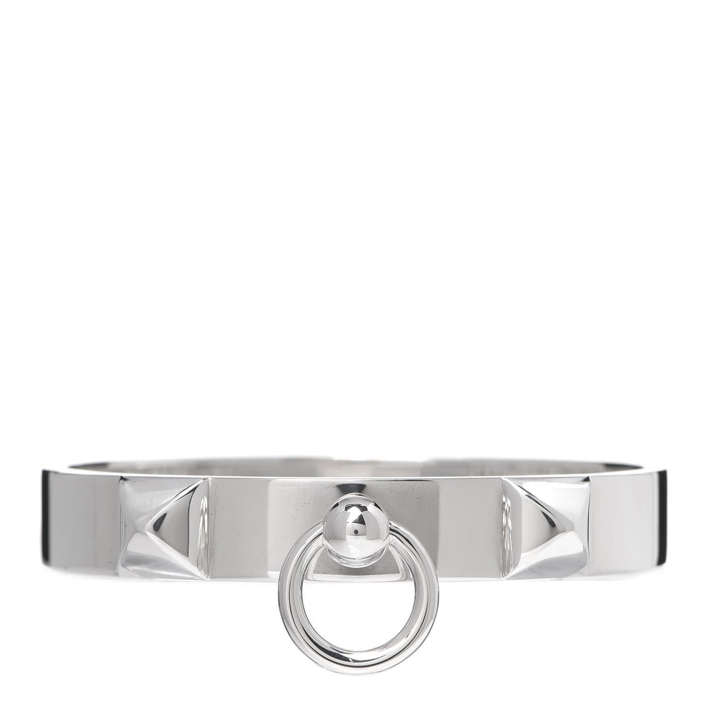 Sterling Silver PM Collier De Chien Bracelet SH