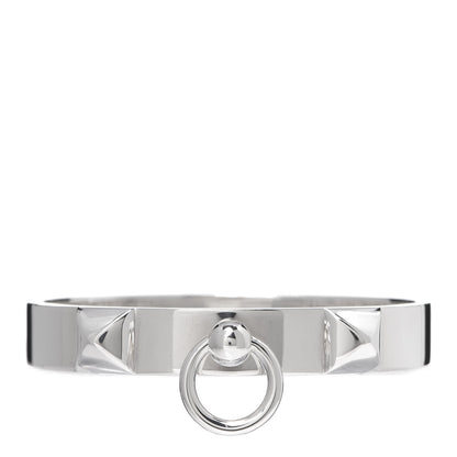 Hermes Sterling Silver PM Collier De Chien Bracelet SH 1 of 5