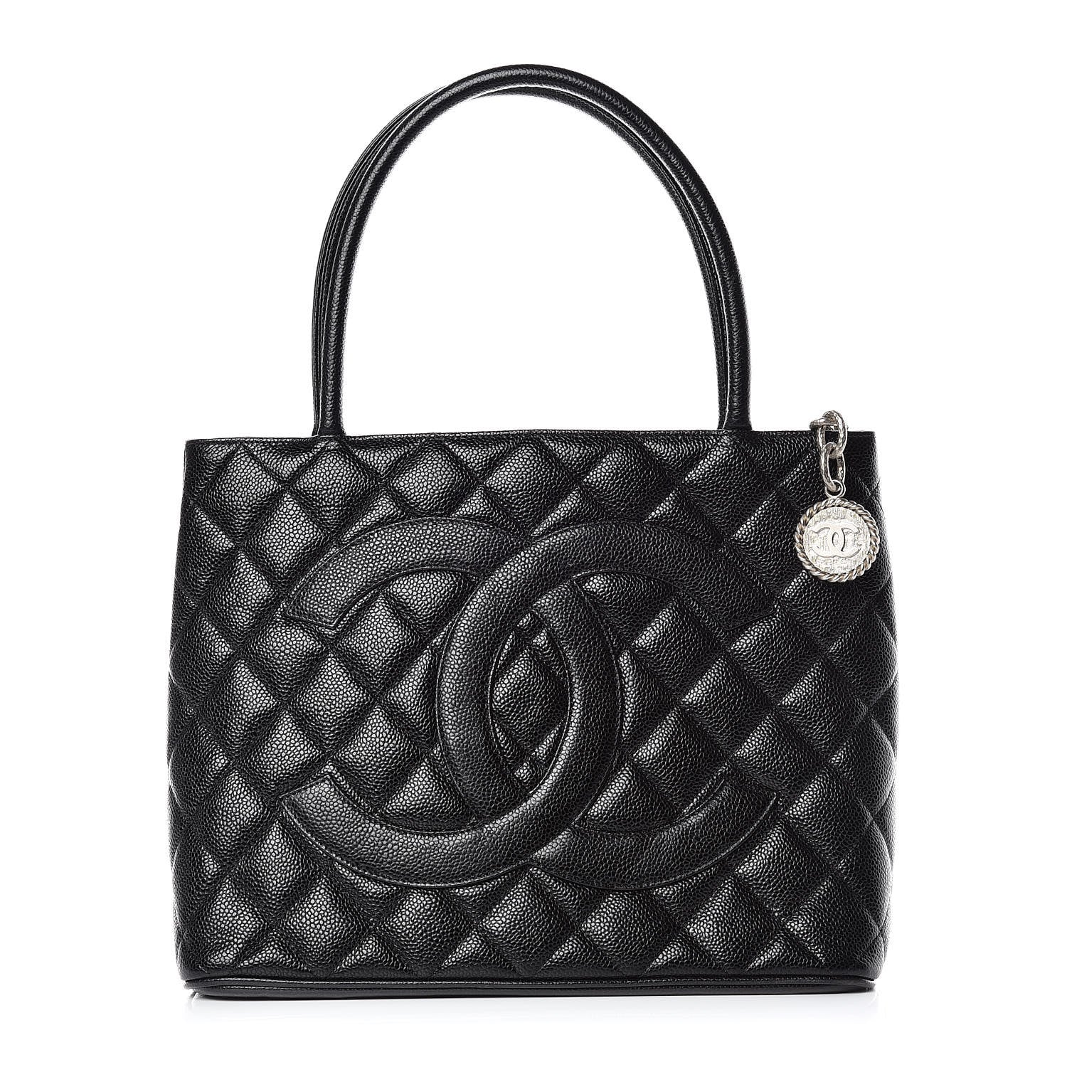 Chanel Caviar Quilted Medallion Tote Black 1 of 10