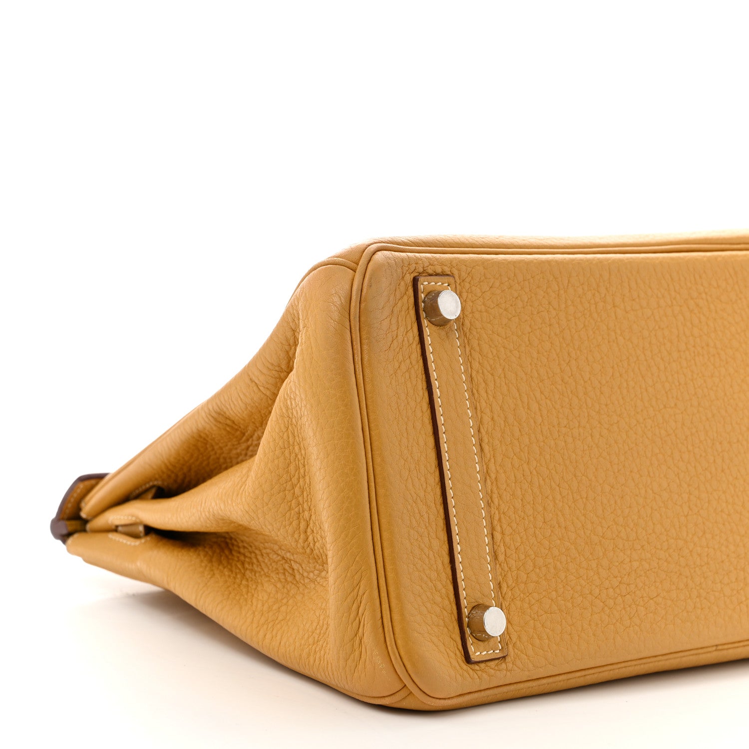 Hermes Taurillon Clemence Birkin 30 Natural Sable 9 of 10