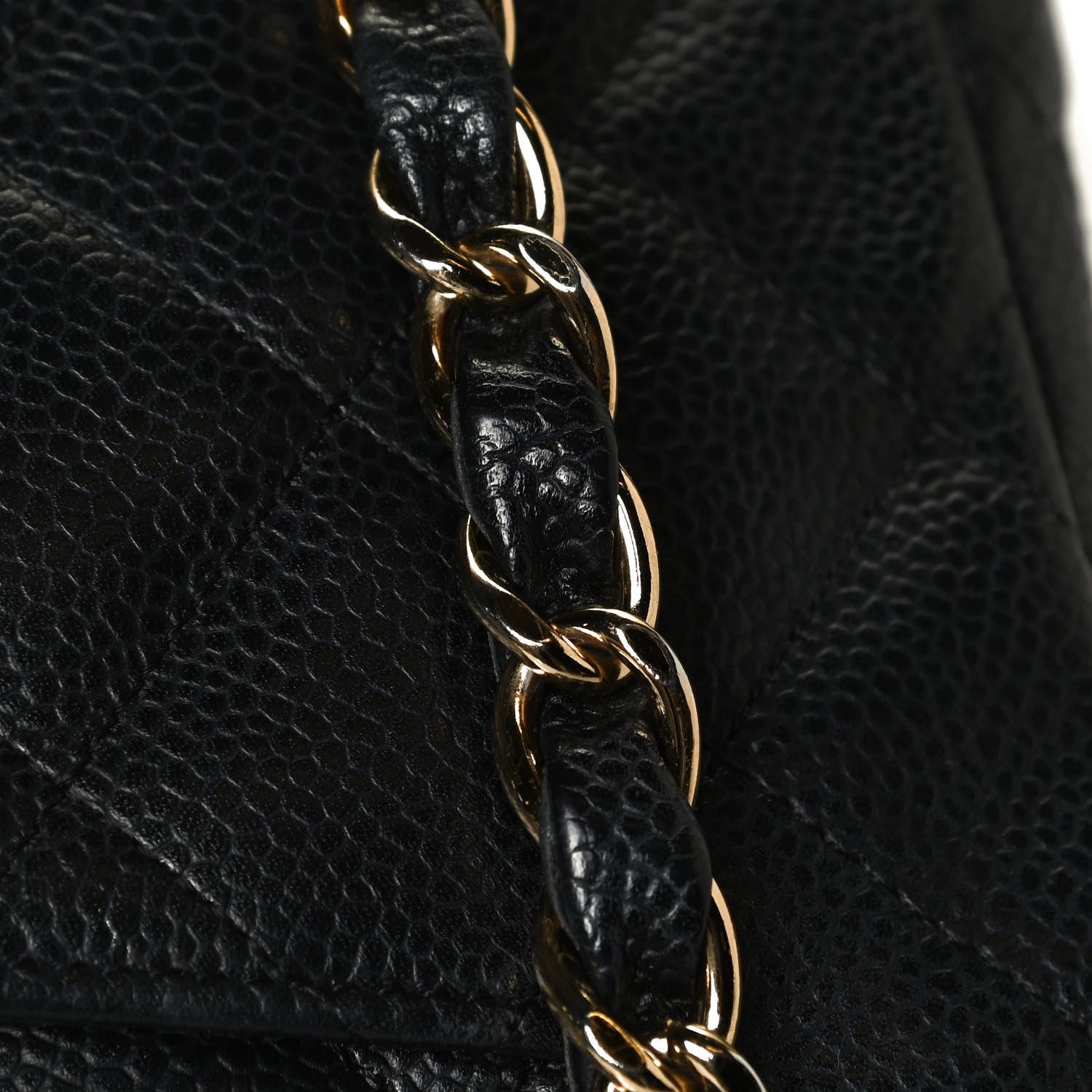 Chanel Caviar Quilted Jumbo Single Flap Black 10 of 11