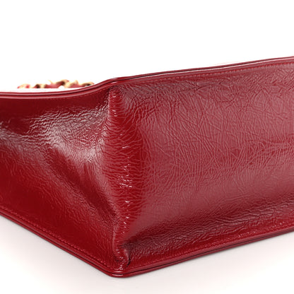 Chanel Shiny Aged Calfskin Shopping Bag Red 10 of 11