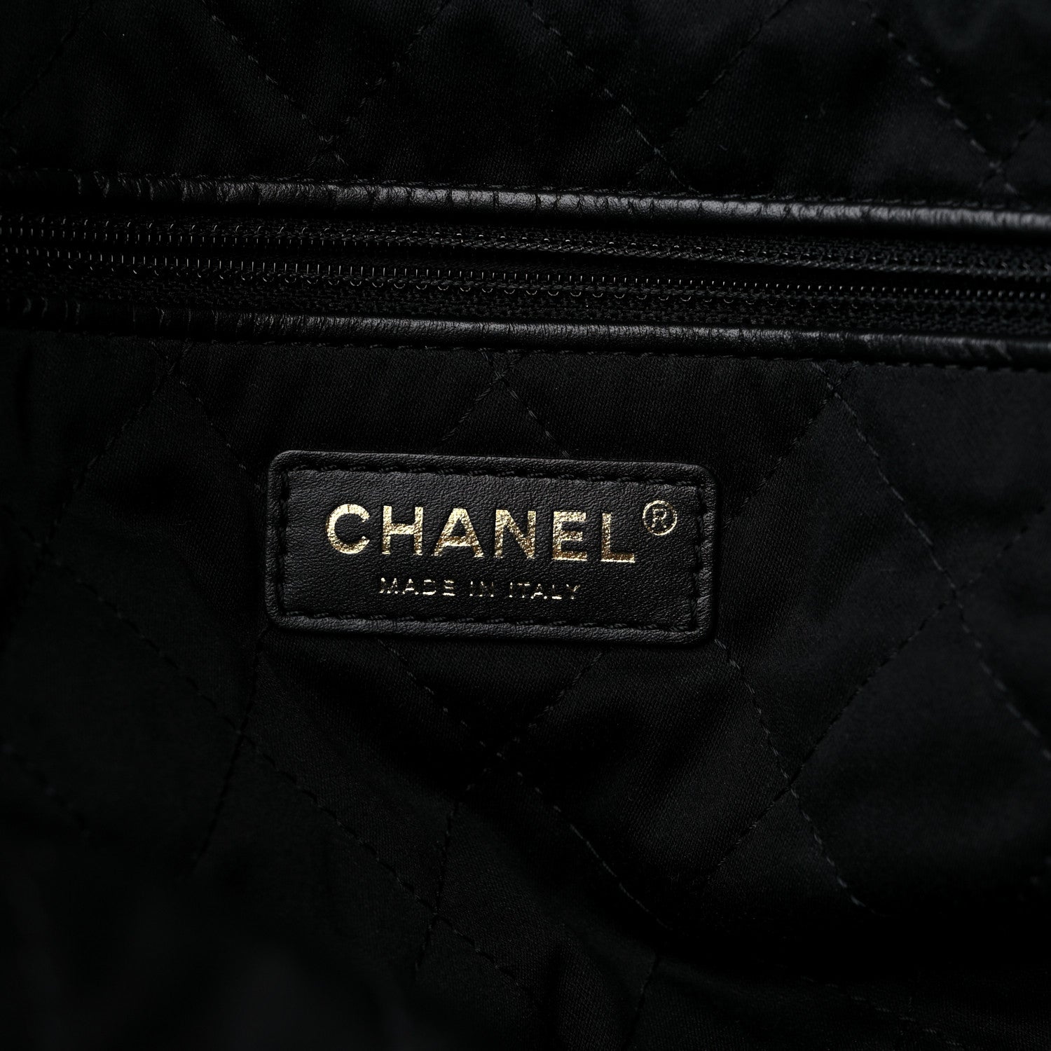 Chanel Shiny Calfskin Quilted Chanel 22 Black 7 of 11
