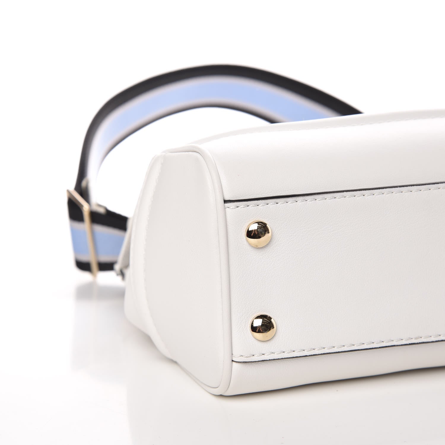 Versace Calfskin Medium Palazzo Empire Bag White 11 of 13