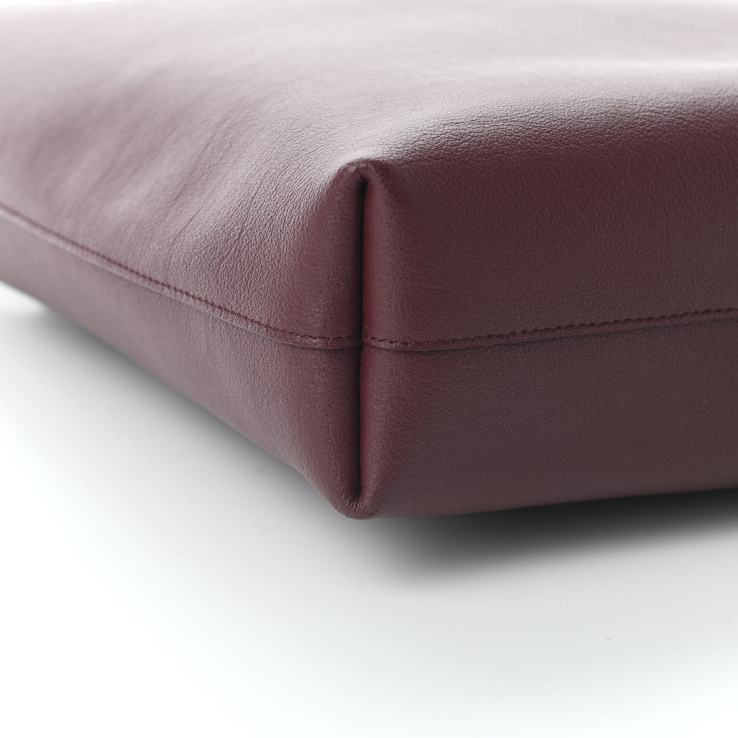 Calfskin Toy Shopping Tote Dark Red