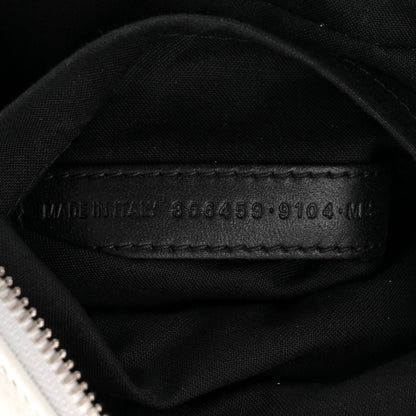 Balenciaga Agneau Arena XS Monaco Camera Shoulder Bag Optic White 7 of 10