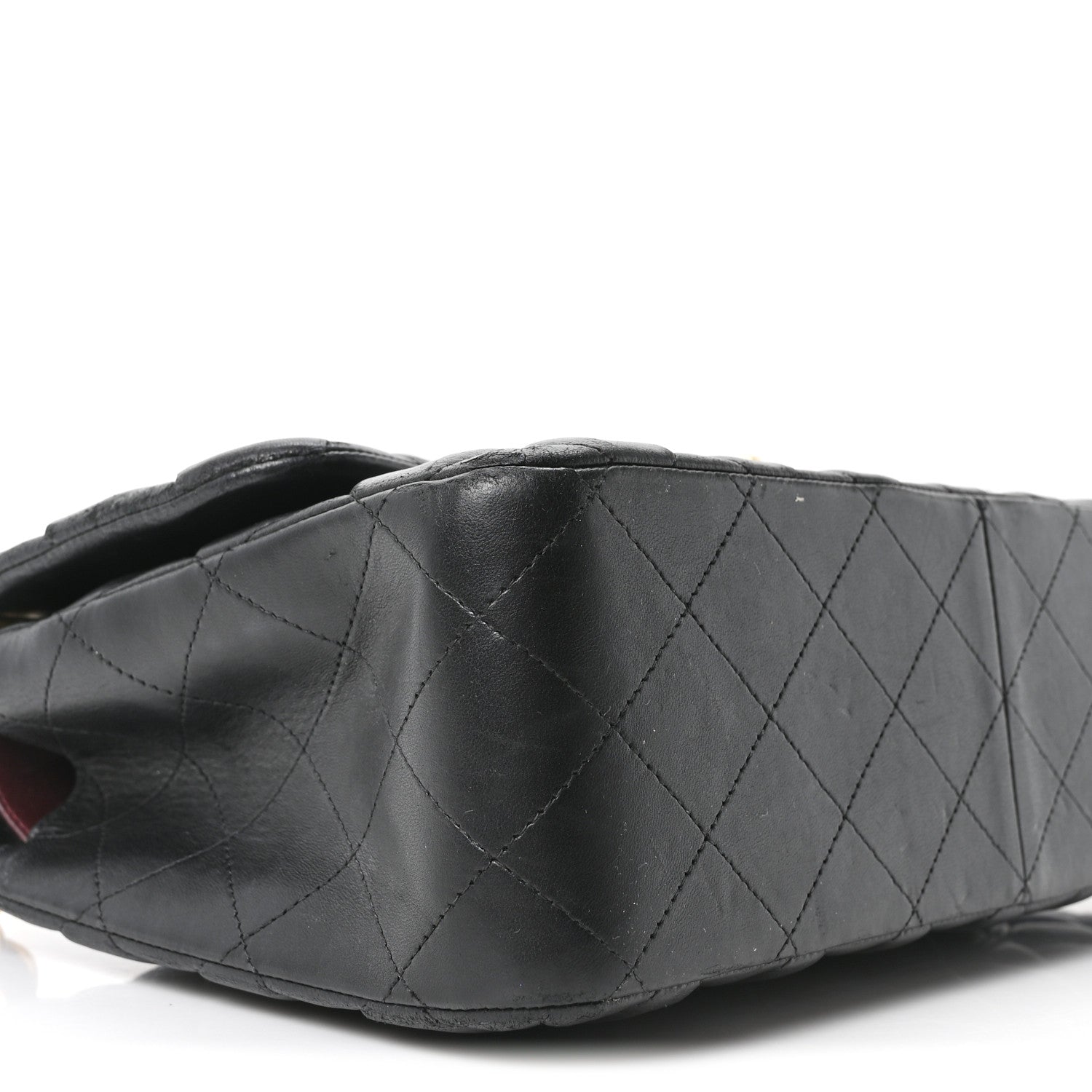 Chanel Lambskin Quilted Jumbo Double Flap Black 1876559 – FASHIONPHILE