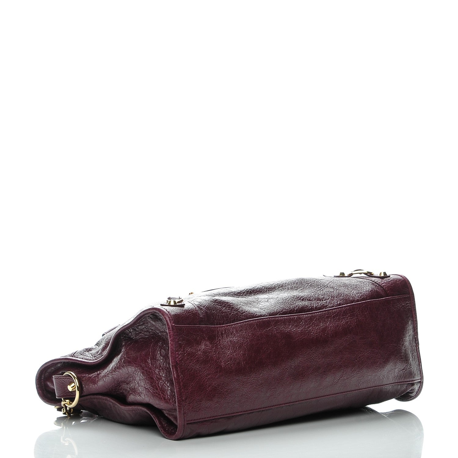 Balenciaga Agneau Classic Gold Hardware City Violet Prune 4 of 7